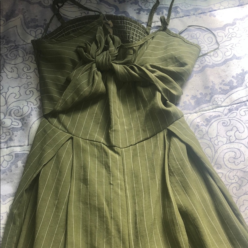 Olive Green Flying Tomato Jumpsuit